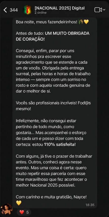 Feedback cliente 5